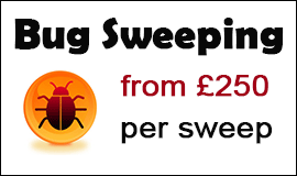 Bug Sweeping Cost in Andover
